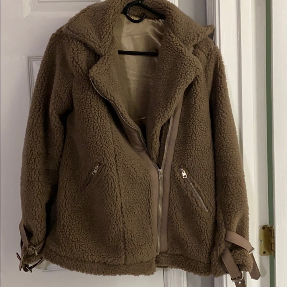 Teddy aviator style coat